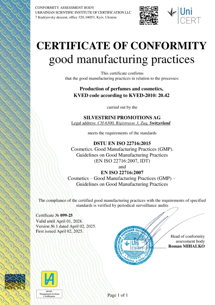 Production of perfumes and cosmetics (KVED 20.42)_22716